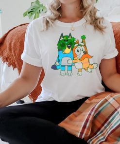 Funny St Patricks Day Bluey And Bingo shirt