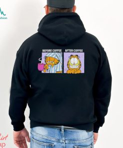 Garfield Before Coffee and After Coffee shirt