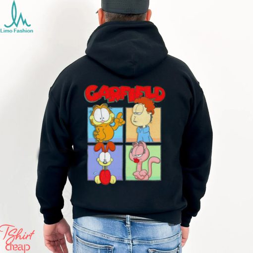 Garfield Group Box Up Poster shirt