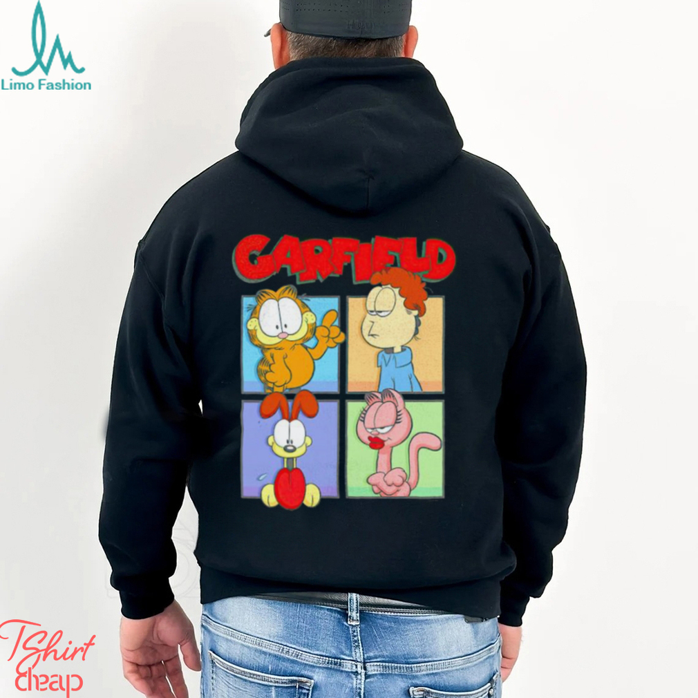 Garfield Group Box Up Poster shirt Garfield Group Box Up Poster shirt