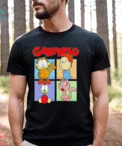 Garfield Group Box Up Poster shirt