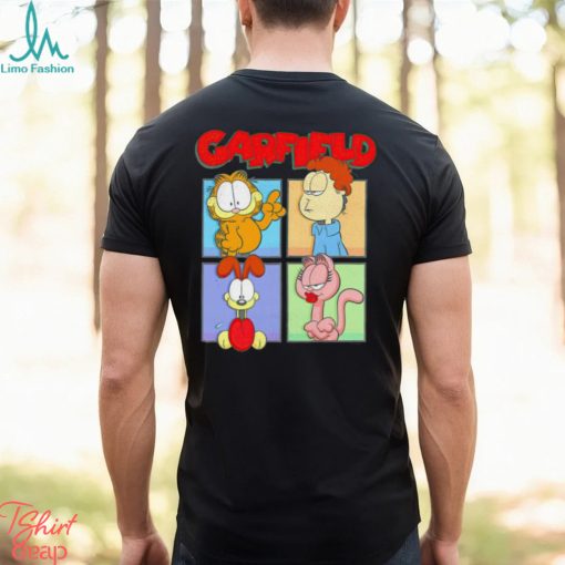 Garfield Group Box Up Poster shirt