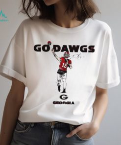 Georgia Bulldogs Carson Beck go dawgs signature shirt