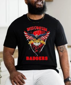 Go Badgers Wisconsin Badgers Football Us Eagle Shirt