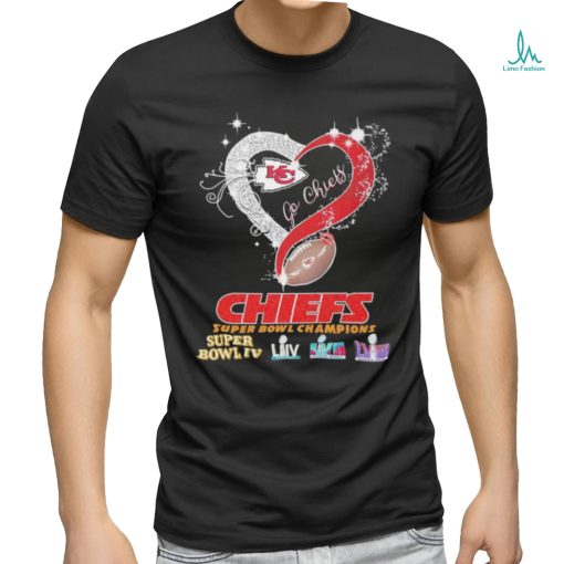 Go chiefs heart super bowl champions shirt