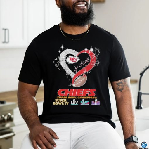 Go chiefs heart super bowl champions shirt