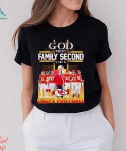 God first family second then Chiefs football graphic shirt