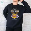 God first family second then Los Angeles Lakers basketball shirt