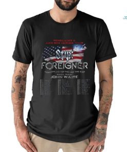 Graphic Styx Band Tour 2024 Shirt And Foreiner Concert Fan Gift T Shirt