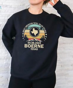 Great American Total Solar Eclipse Boerne Texas Total Solar Eclipse 2024 Shirt