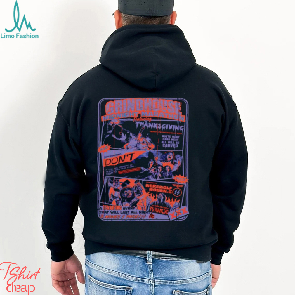 GrindHouse Midnight Marathon Trailers shirt GrindHouse Midnight Marathon Trailers shirt