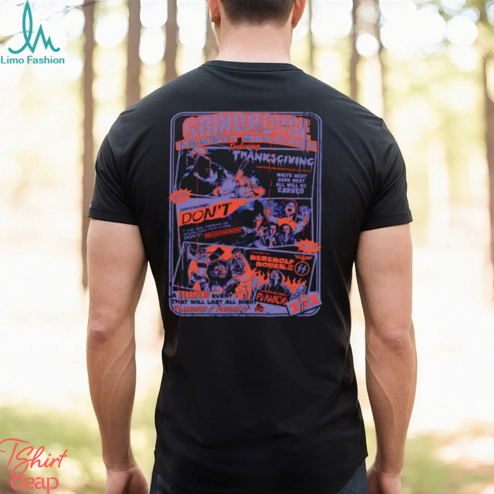 GrindHouse Midnight Marathon Trailers shirt GrindHouse Midnight Marathon Trailers shirt