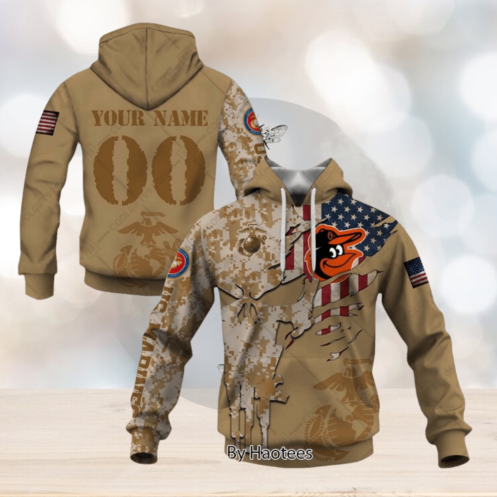 HOT TREND MLB Baltimore Orioles Marine Camo Hoodie HOT TREND MLB Baltimore Orioles Marine Camo Hoodie