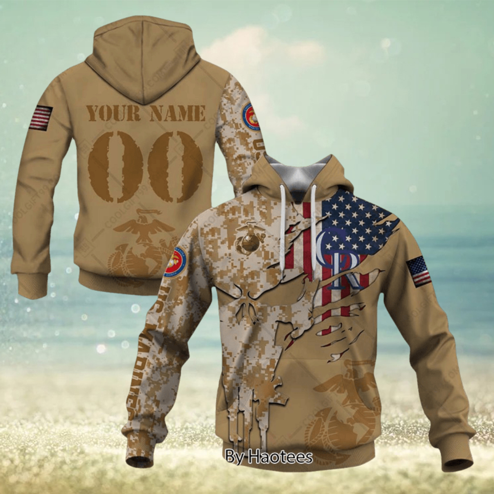 HOT TREND MLB Colorado Rockies Marine Camo Hoodie HOT TREND MLB Colorado Rockies Marine Camo Hoodie