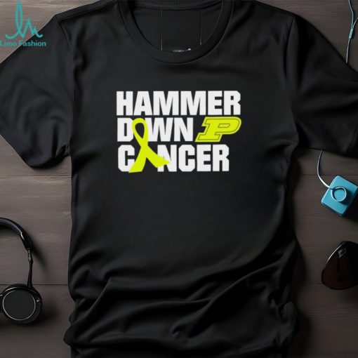 Hammer Down Cancer Purdue Shirt