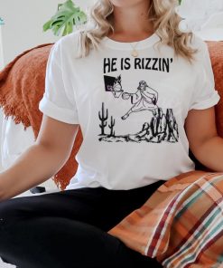 He Is Rizzin Funny Jesus Basketball shirt