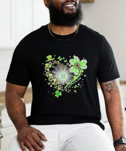 Heart Boston Bruins Hockey St Patrick’s Day Shirt