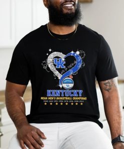Heart Kentucky Wildcats Let’s Go Wildcats NCAA Men’s Basketball Champions Shirt