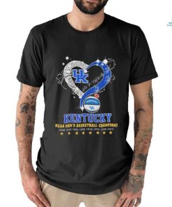 Heart Kentucky Wildcats Let’s Go Wildcats NCAA Men’s Basketball Champions Shirt