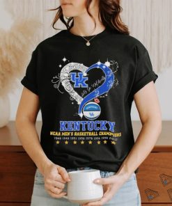 Heart Kentucky Wildcats Let’s Go Wildcats NCAA Men’s Basketball Champions Shirt
