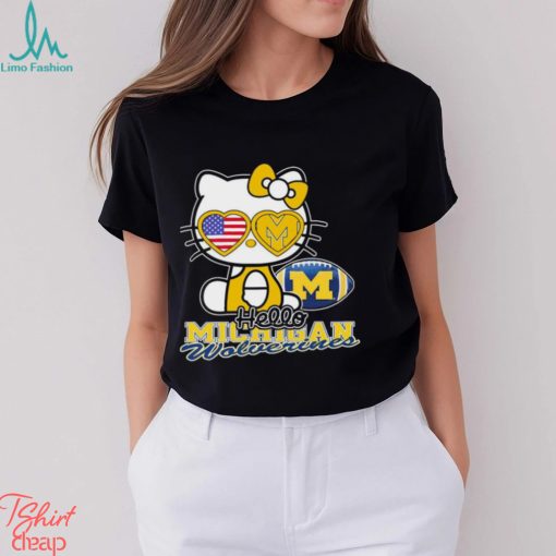Hello Kitty Michigan Wolverines Shirt