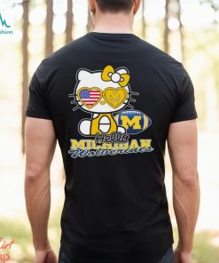 Hello Kitty Michigan Wolverines Shirt