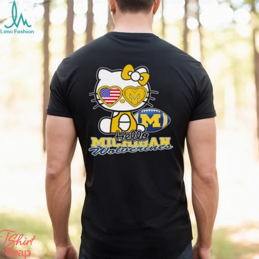 Hello Kitty Michigan Wolverines Shirt