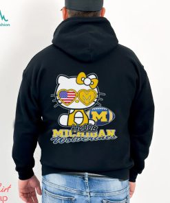 Hello Kitty Michigan Wolverines Shirt