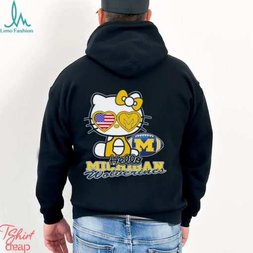 Hello Kitty Michigan Wolverines Shirt