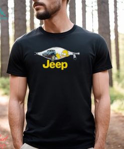 Homer Simpson Jeep Zipper Shirt
