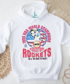 Houston Rockets 1995 NBA World Champions back to back shirt
