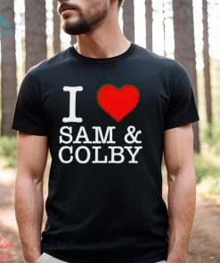 I Love Sam and Colby shirt