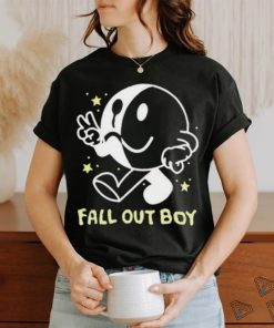 Icon White Black Fall Out Boy Peace Smiley Pullover shirt