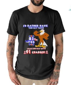 I’d Rather Have The Guy With Than The Guy With 91 Charges Shirt