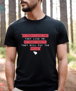 If they like us they like us if they don’t they will pay the price shirt