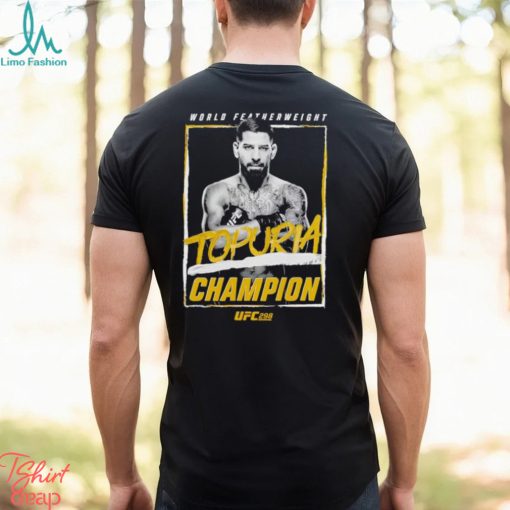 Ilia Topuria UFC 298 and New Champion shirt