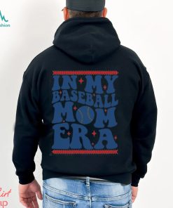 In My Baseball Mom Era Groovy Baseball Mom Team Mother's Day Shirt