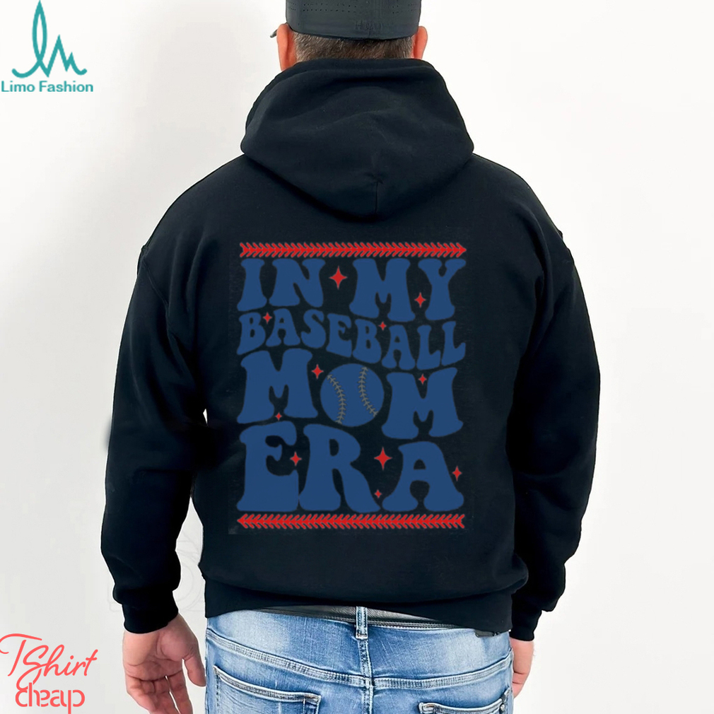 In My Baseball Mom Era Groovy Baseball Mom Team Mother's Day Shirt In My Baseball Mom Era Groovy Baseball Mom Team Mother's Day Shirt