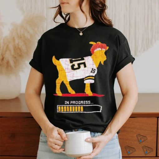 In Progress Patrick Mahomes Goat For Kansas City Super Bowl Shirt