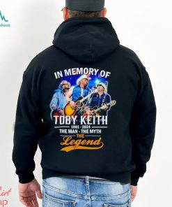 In memory of Toby Keith 1961 2024 the man the myth the legend shirt
