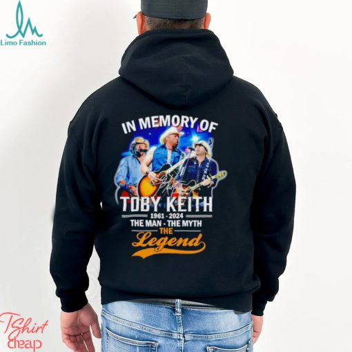In memory of Toby Keith 1961 2024 the man the myth the legend shirt