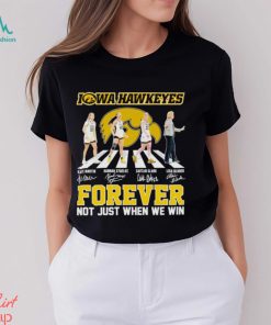 Iowa Hawkeyes Abbey Road forever not just when we win shirt