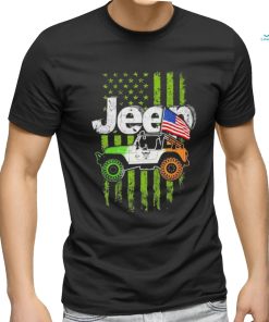 Ireland Car Jeep Flag American Shirt