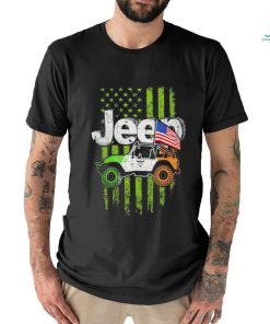 Ireland Car Jeep Flag American Shirt