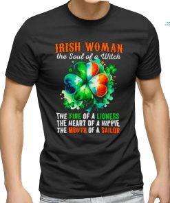 Irish woman the soul of a witch clover St Patrick’s day shirt