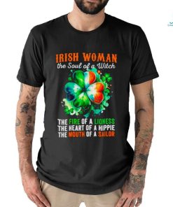 Irish woman the soul of a witch clover St Patrick’s day shirt