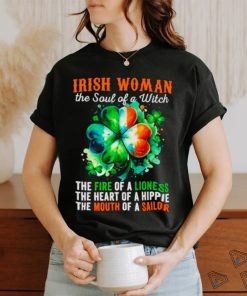 Irish woman the soul of a witch clover St Patrick’s day shirt