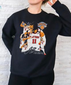 Jalen Brunson V2 Tee #11 New York Knicks signature t shirt