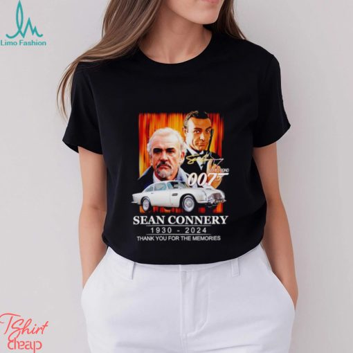 James Bond 007 Sean Connery 1930 2024 thank you for the memories shirt