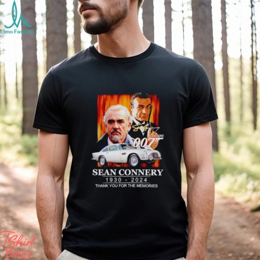 James Bond 007 Sean Connery 1930 2024 thank you for the memories shirt